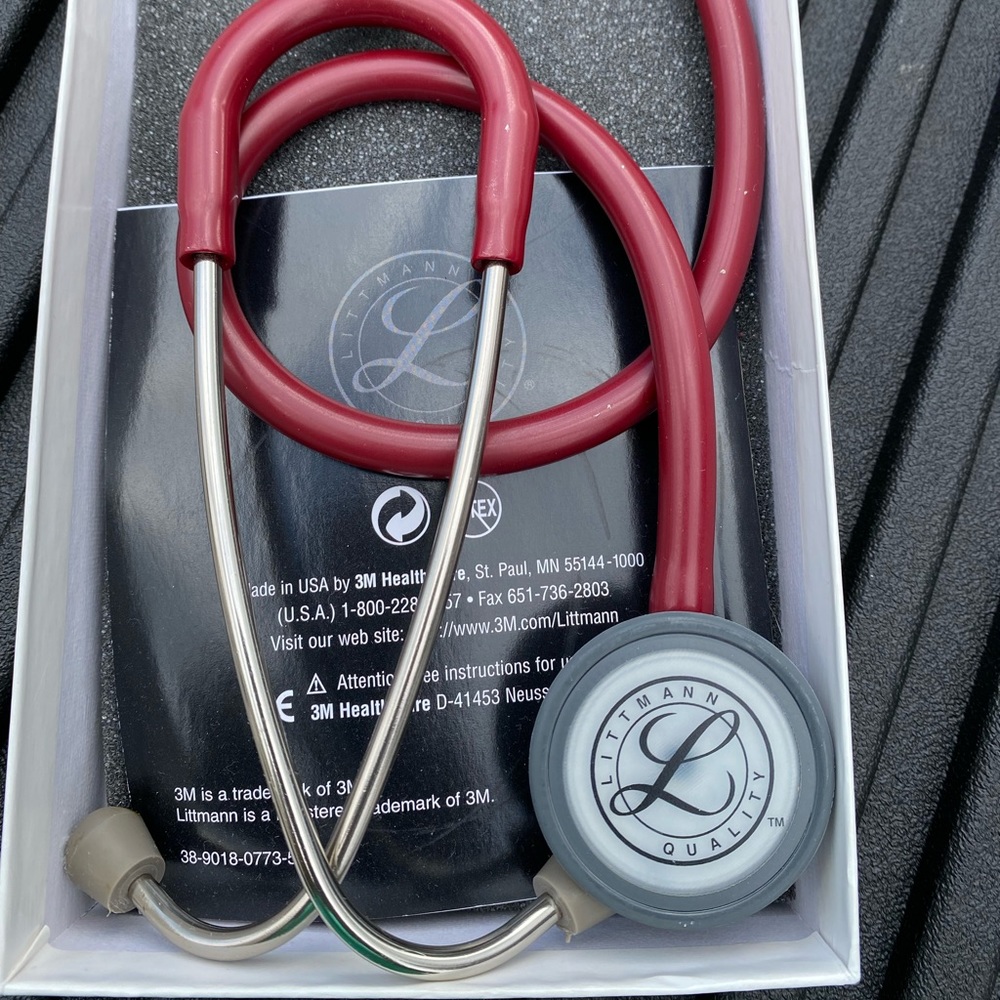 Littmann Stethoscope- burgundy barely used
